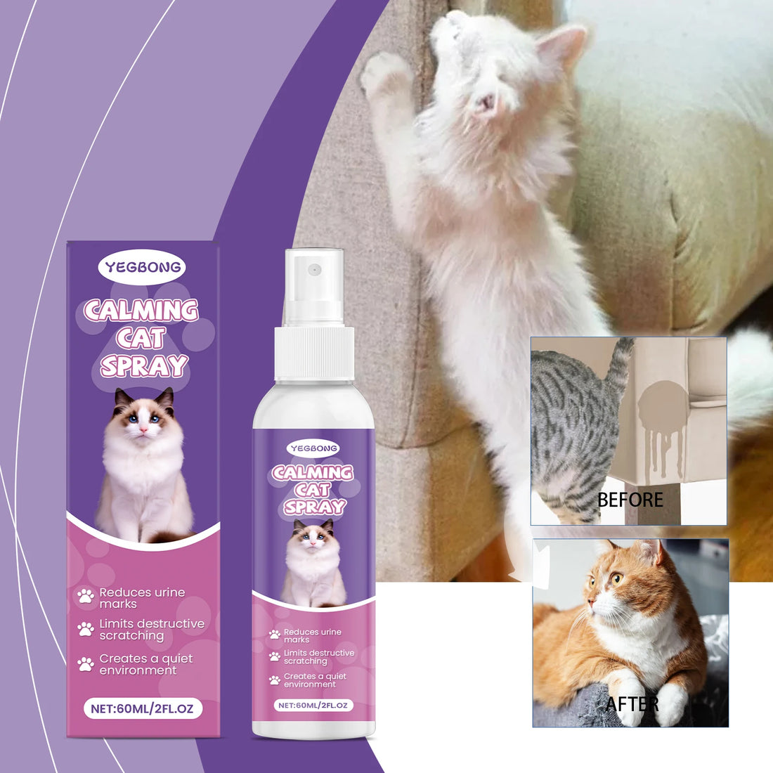 Natural Cat Calming Spray