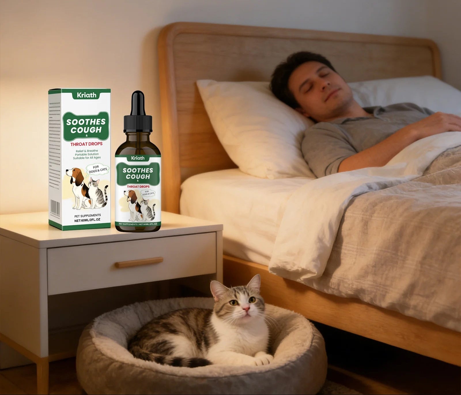Herbal Throat Support Liquid for Dogs