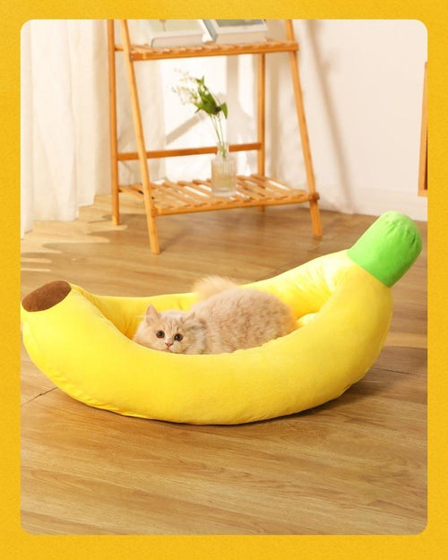 Banana Haven™ Pet Bed