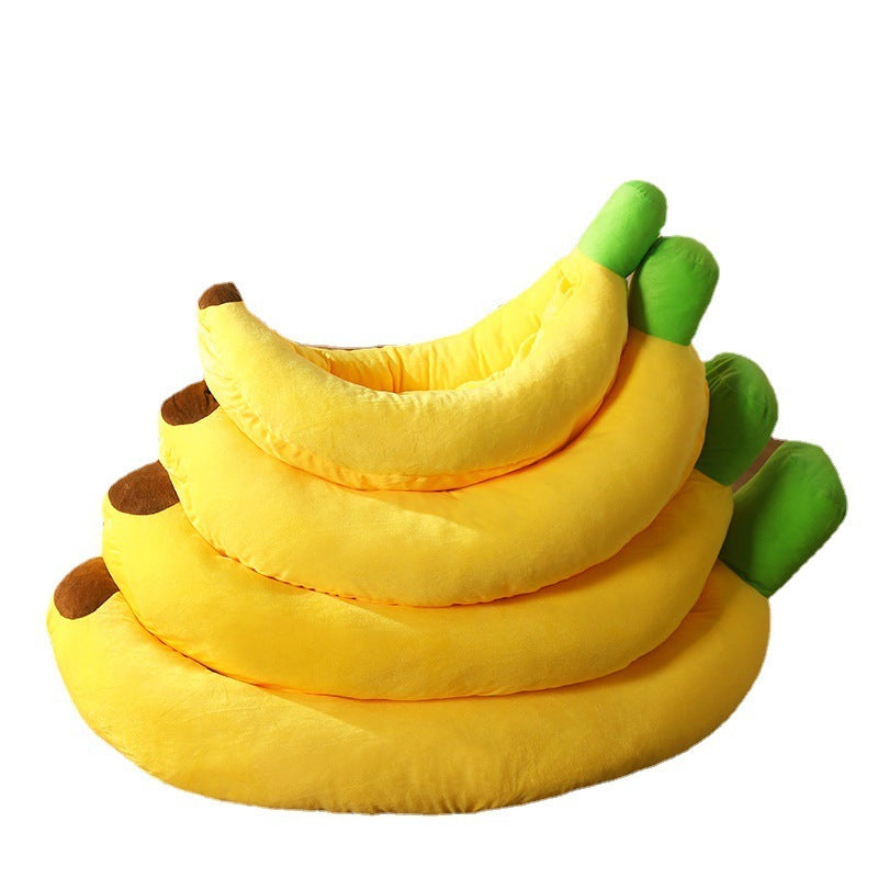 Banana Haven™ Pet Bed