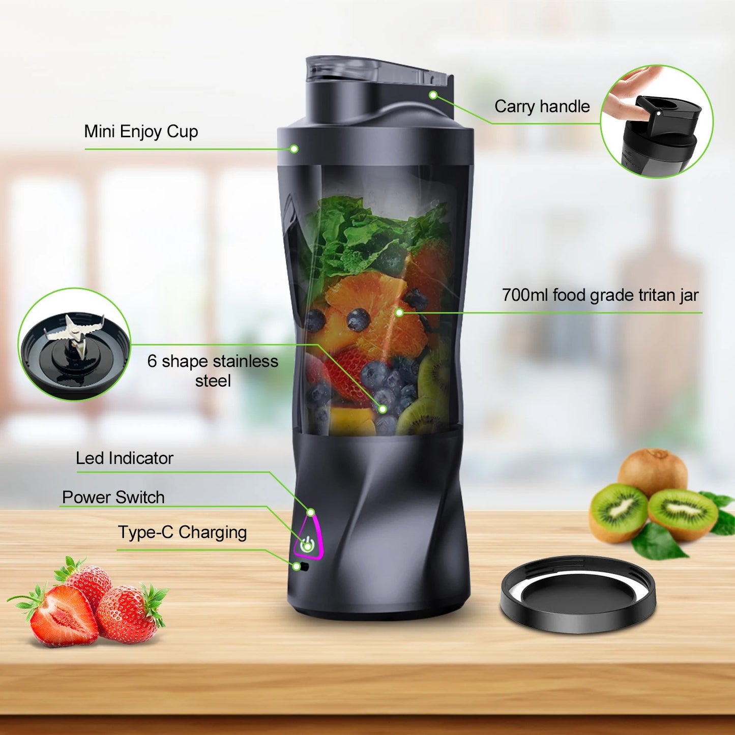 Pulse™ Electric Portable Blender