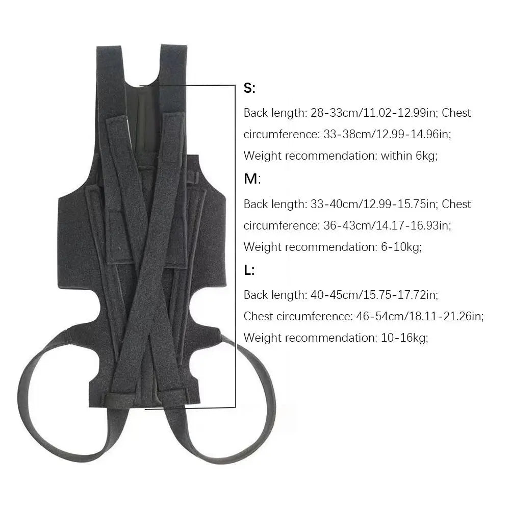 Adjustable Dog Back Support Vest
