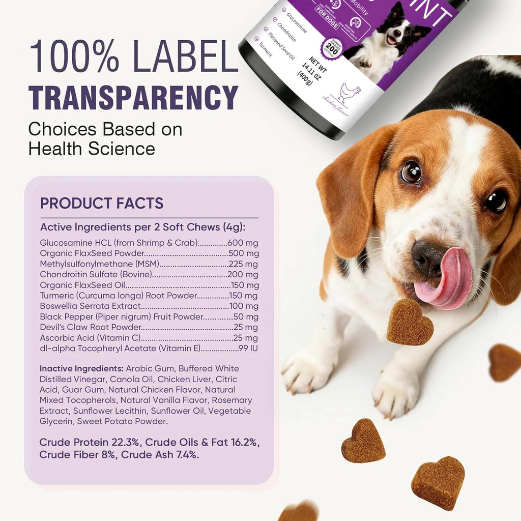 Dog Hip & Joint Support Chews