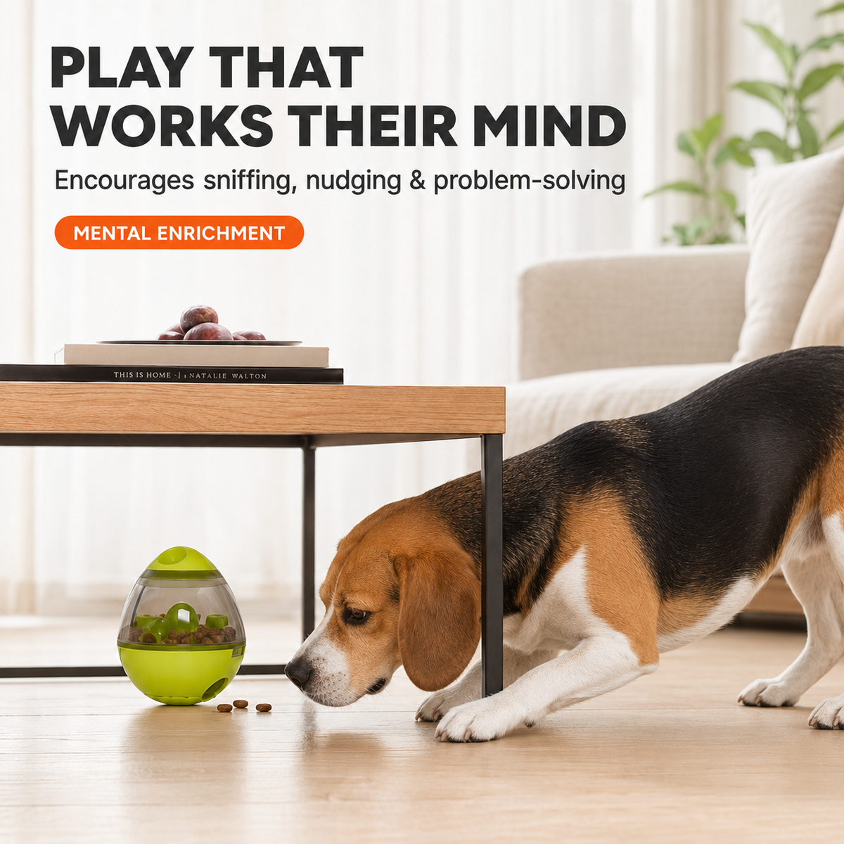 EggBounce™ Interactive Treat Puzzle & Slow Feeder