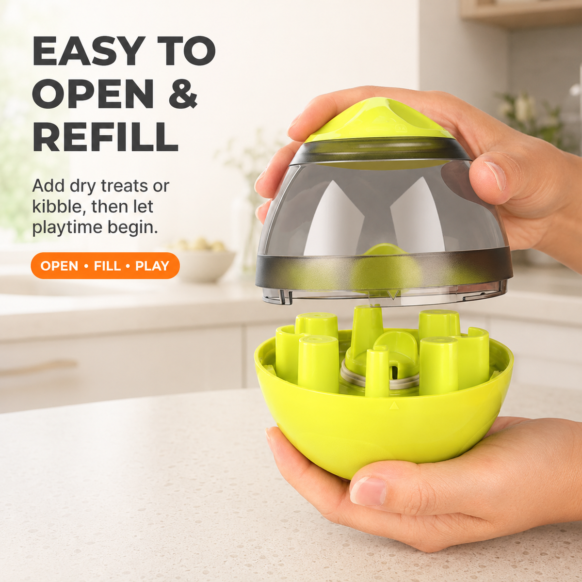 EggBounce™ Interactive Treat Puzzle & Slow Feeder