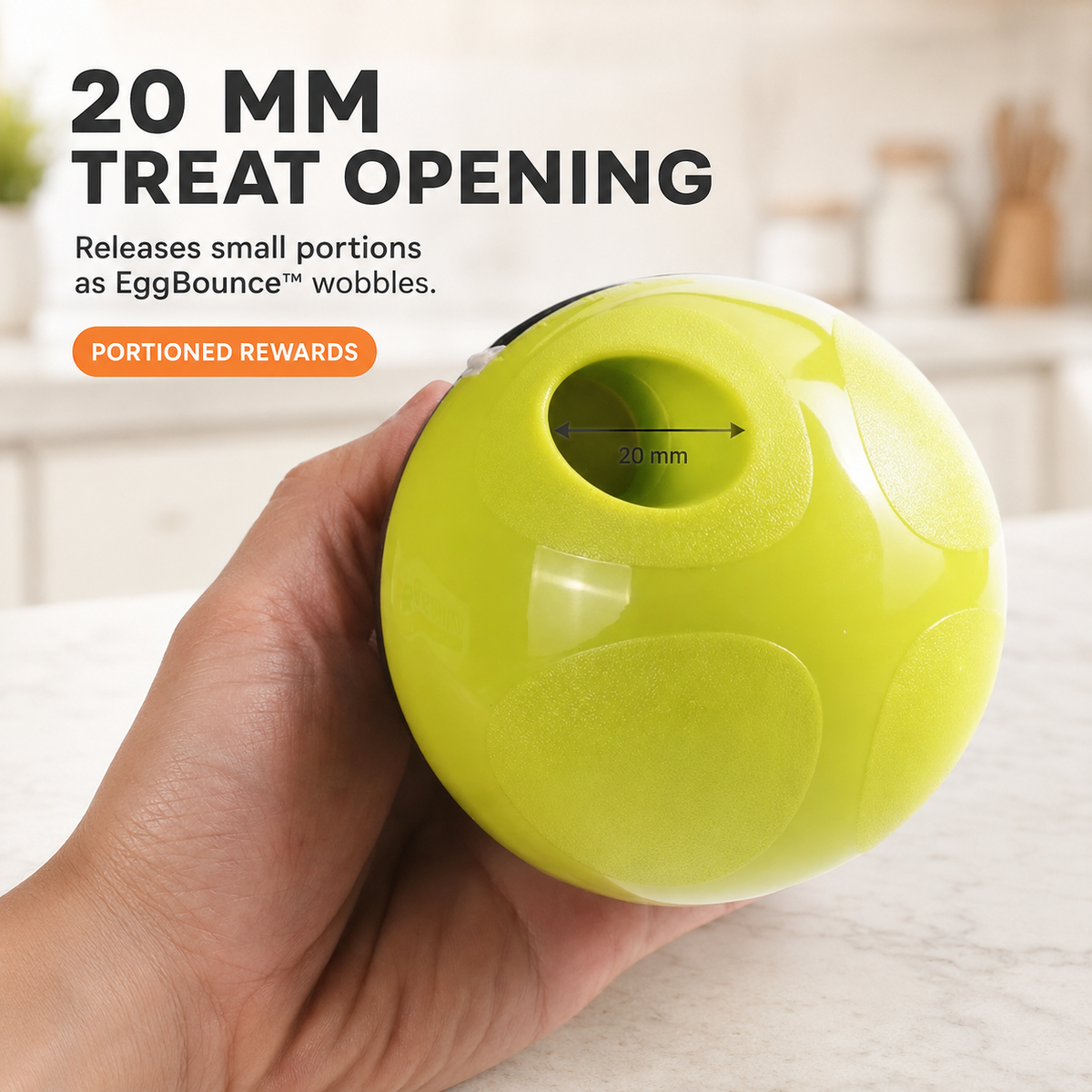 EggBounce™ Interactive Treat Puzzle & Slow Feeder